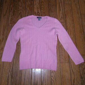 Women's 100% Cashmere Classic V-Neck Sweater